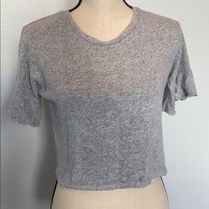 Tucker + Tate soft gray top